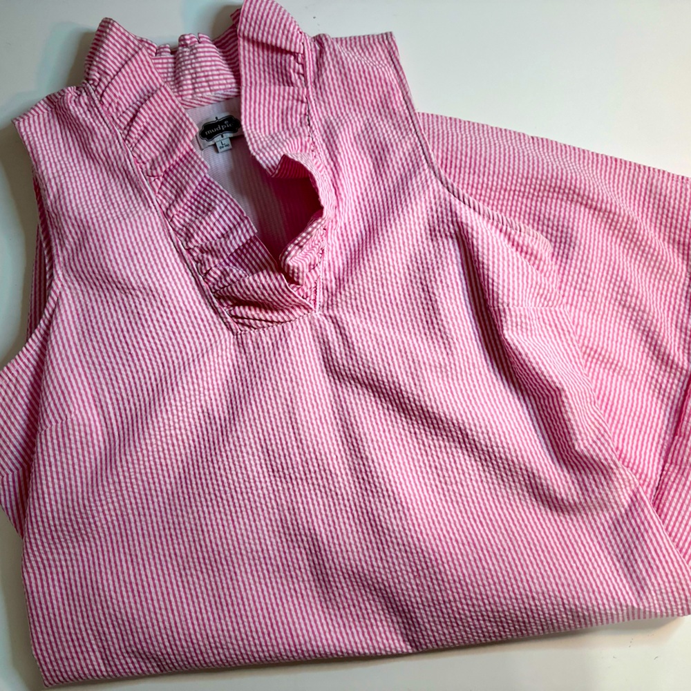 Mud Pie Sailer Seersucker Dress